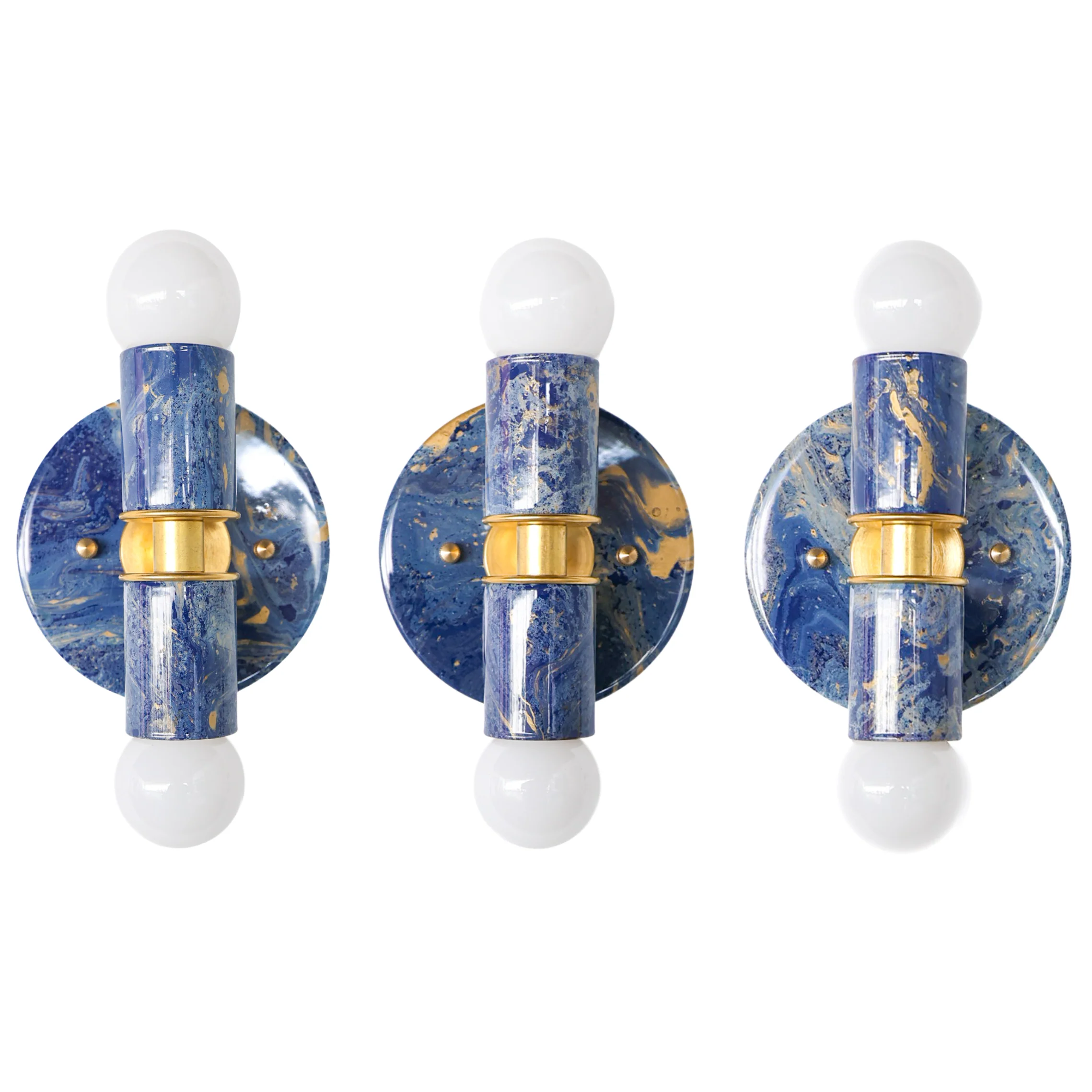Marbled Thalia Sconces